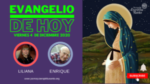 Lectura del Santo Evangelio - Viernes 4 de diciembre - Mt 9, 27-31