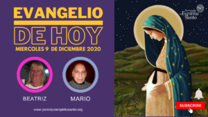 Lectura del Santo Evangelio - Miércoles 9 de diciembre - Mt 11, 28 30