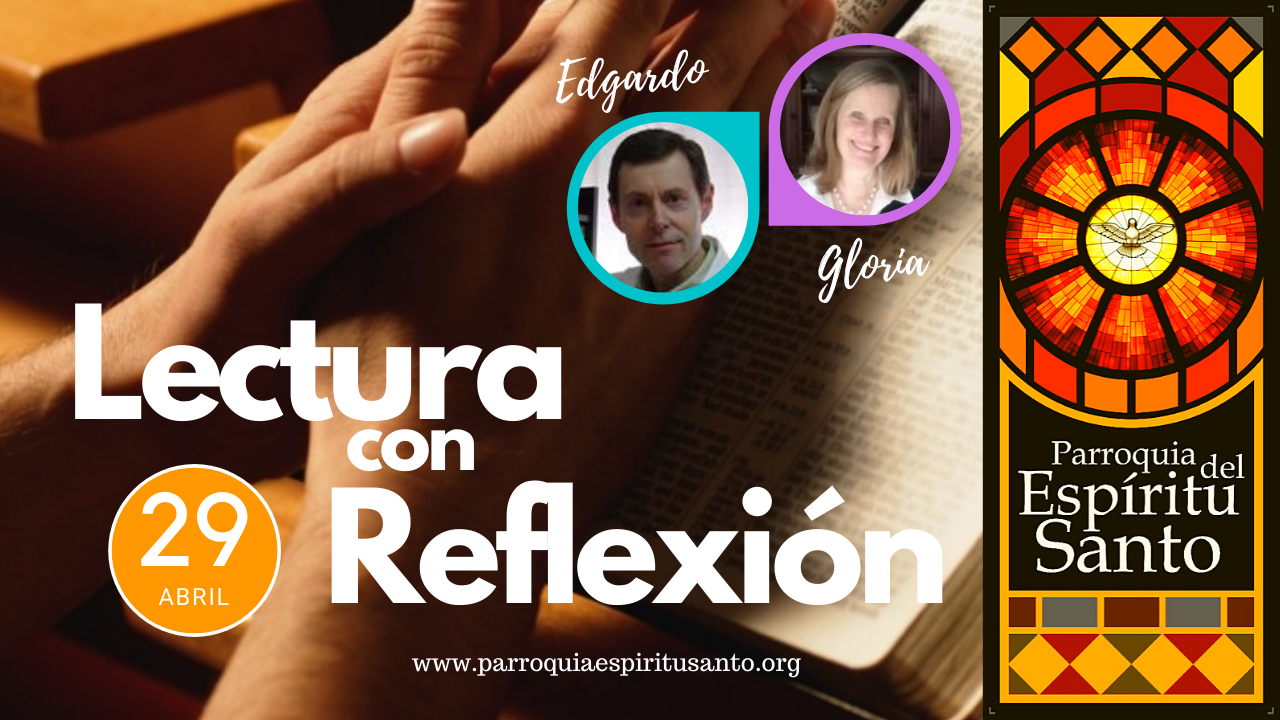 EVANGELIO 29 DE ABRIL - Jn. 13, 16-20 1